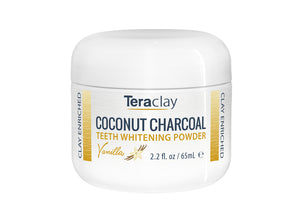 Coconut Charcoal Teeth Whitening Powder - Vanilla